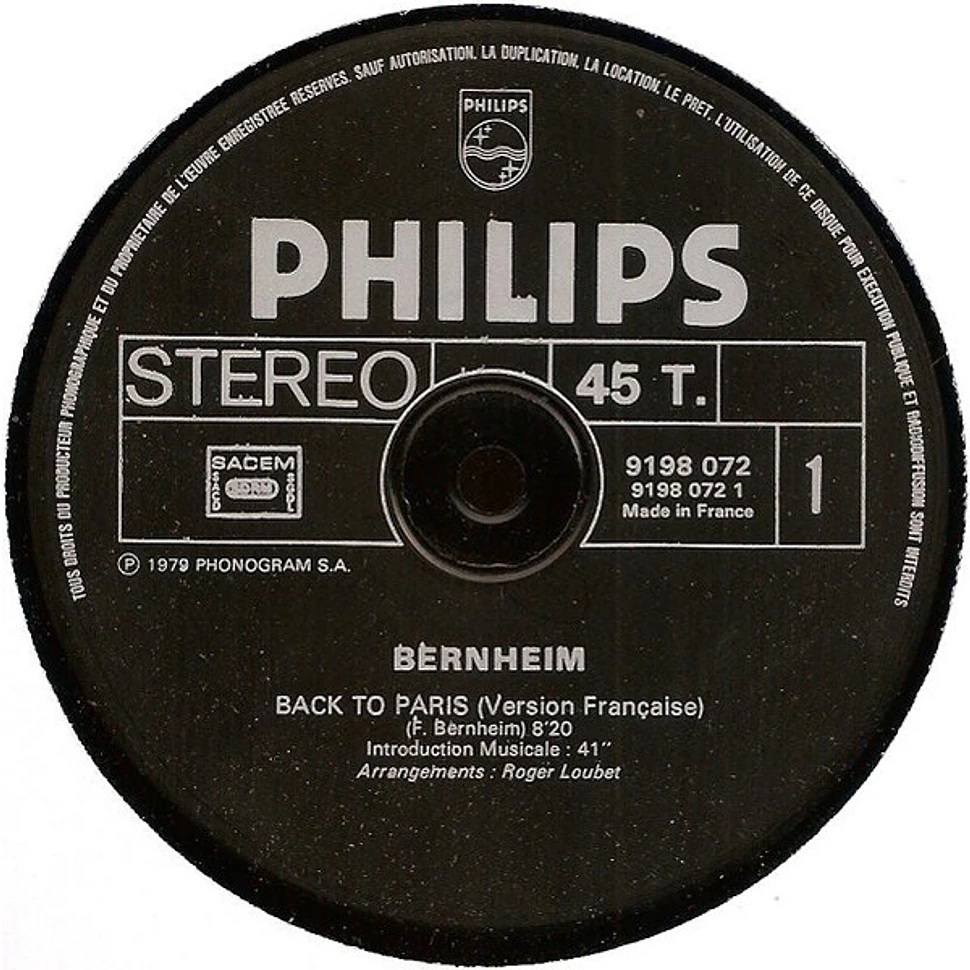 François Bernheim - Back To Paris