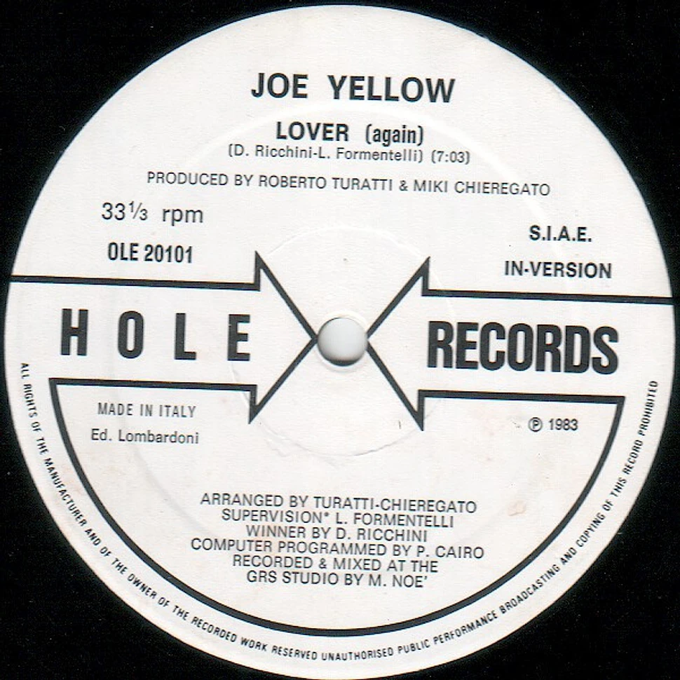 Joe Yellow - Lover To Lover