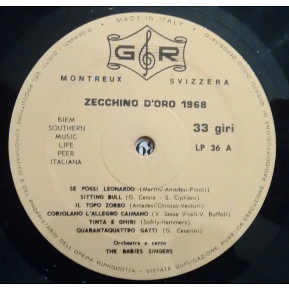 The Babies Singers - Zecchino D'Oro 1968