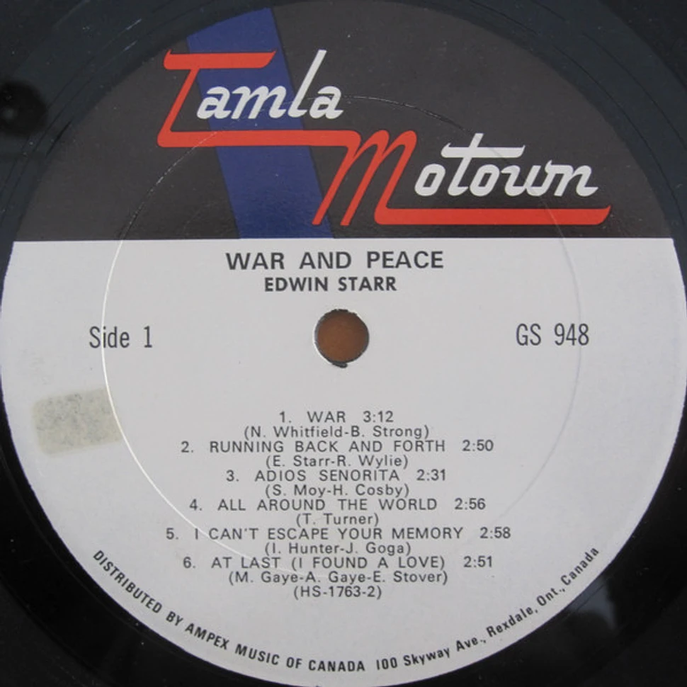 Edwin Starr - War And Peace