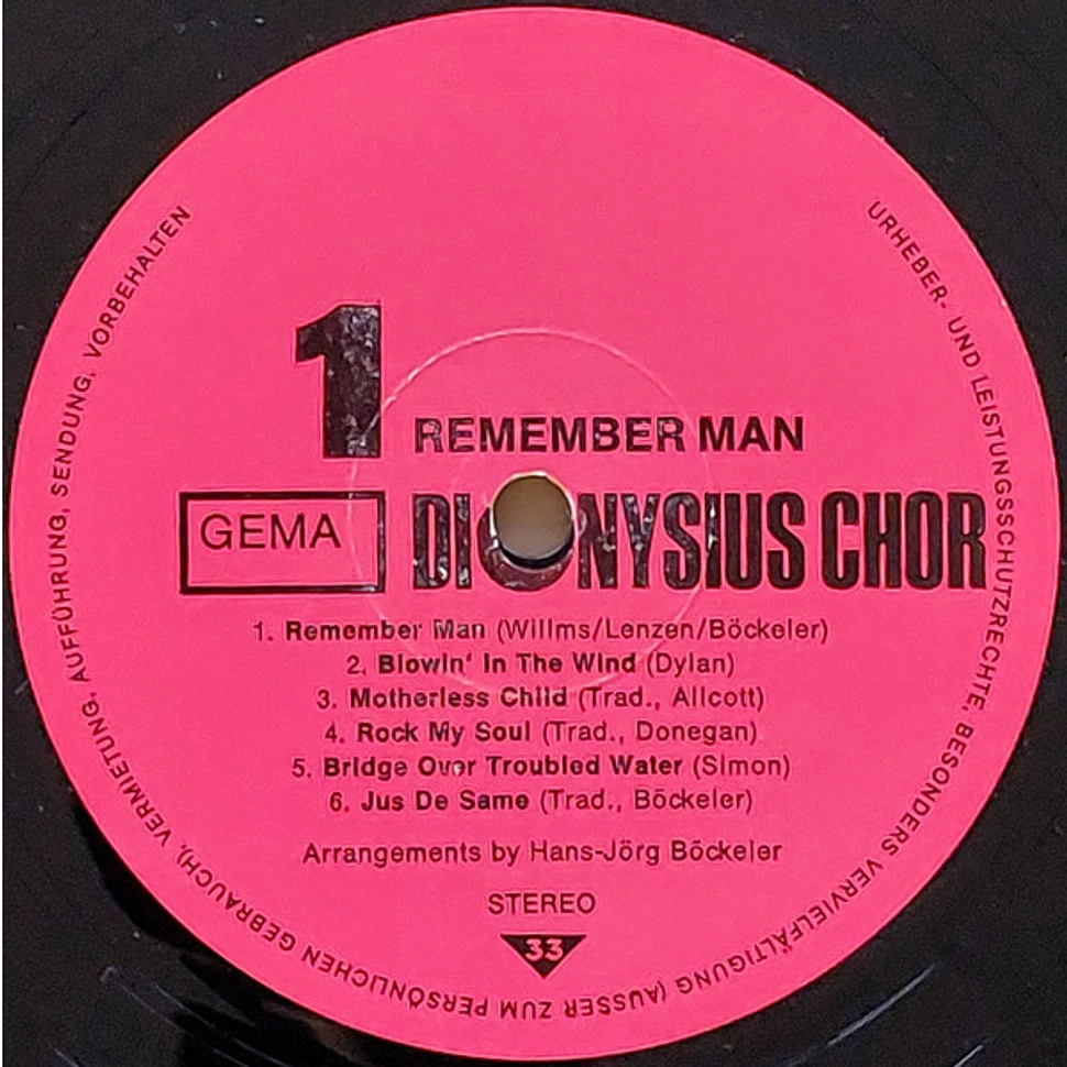 Dionysius-Chor Krefeld - Remember Man