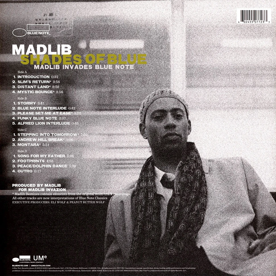 Madlib - Shades Of Blue 20th Anniversary HHV Retail Exclusive Blue Vinyl Edition