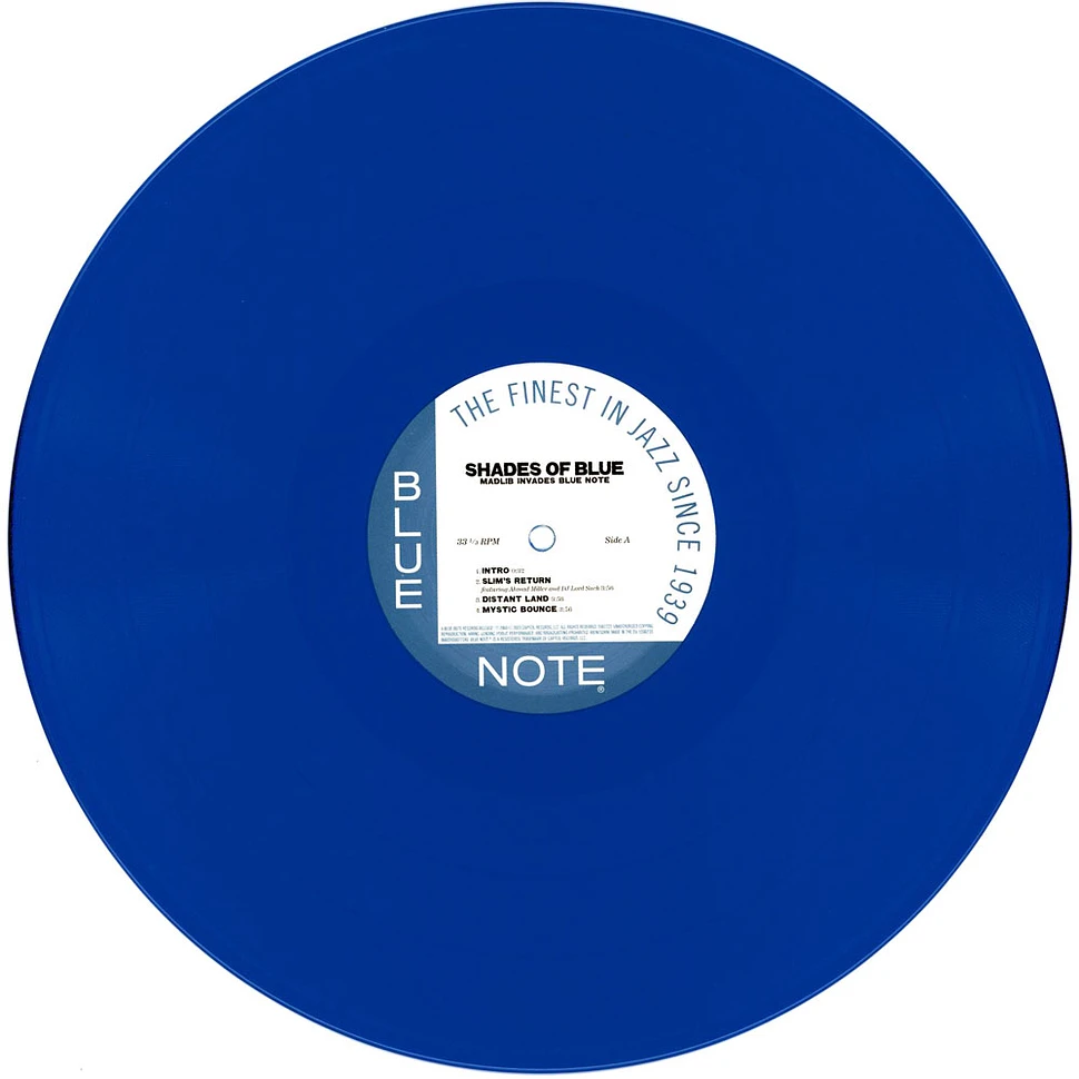 Madlib - Shades Of Blue 20th Anniversary Blue Vinyl Edition
