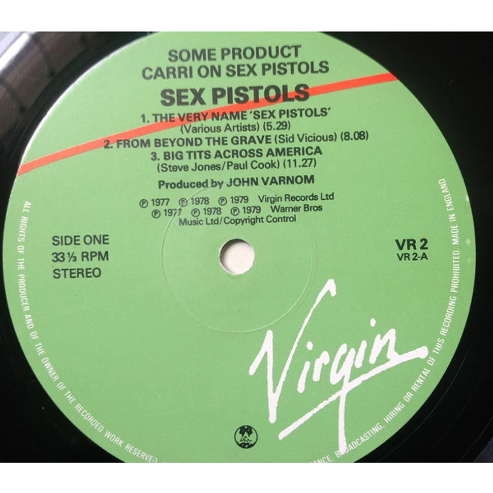 Sex Pistols - Some Product - Carri On Sex Pistols