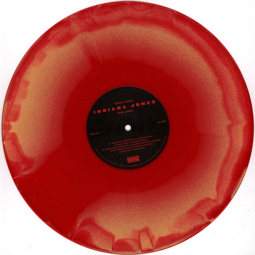 Boldy James & Rich Gains - Indiana Jones Red / Yellow Vinyl Edition