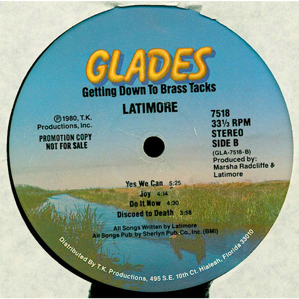 Latimore - Getting Down To Brass Tacks