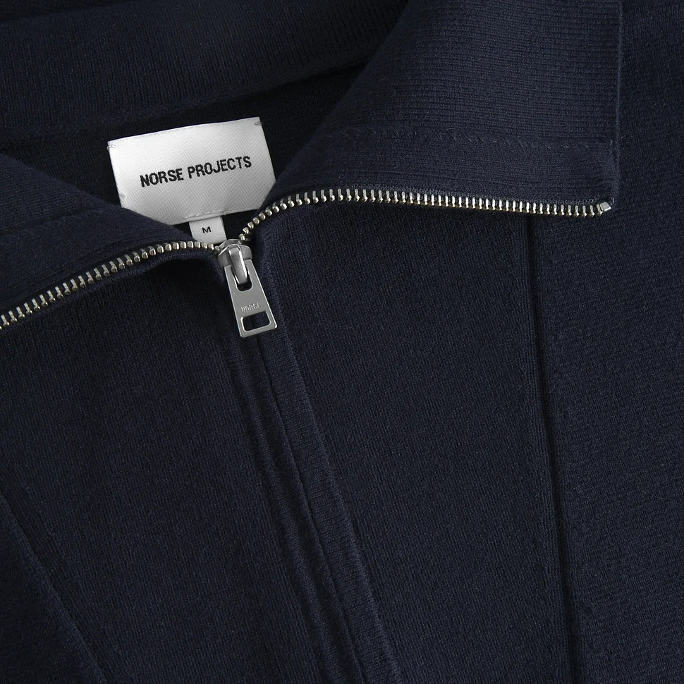 Norse Projects - Arild Merino Cotton Milano Zip