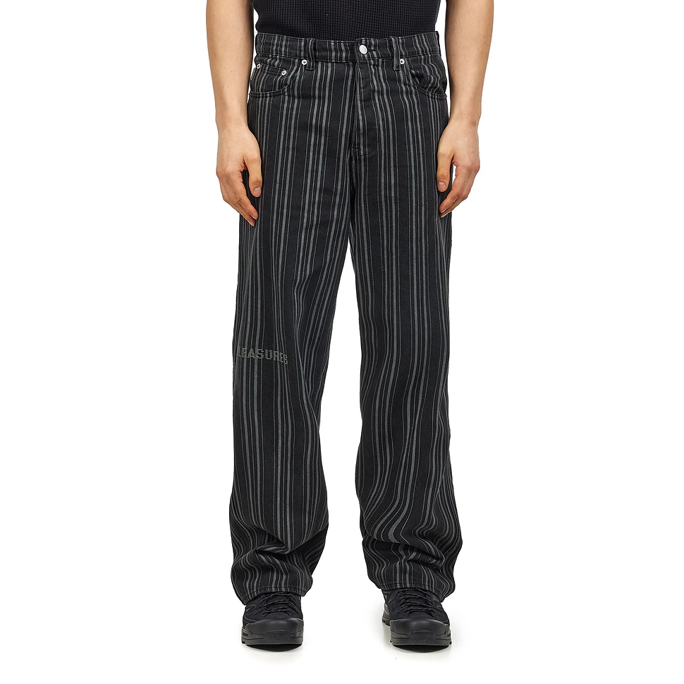 PLEASURES - Stripe Formula Baggy Pants