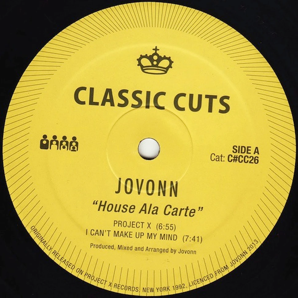 Jovonn - House Ala Carte