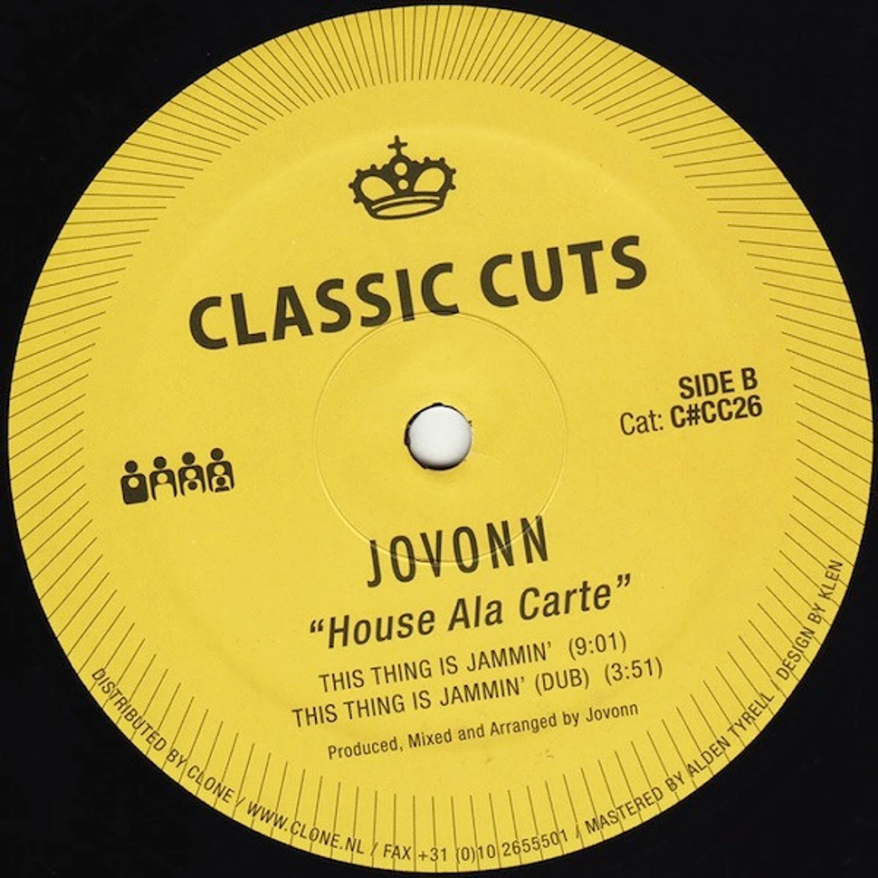 Jovonn - House Ala Carte