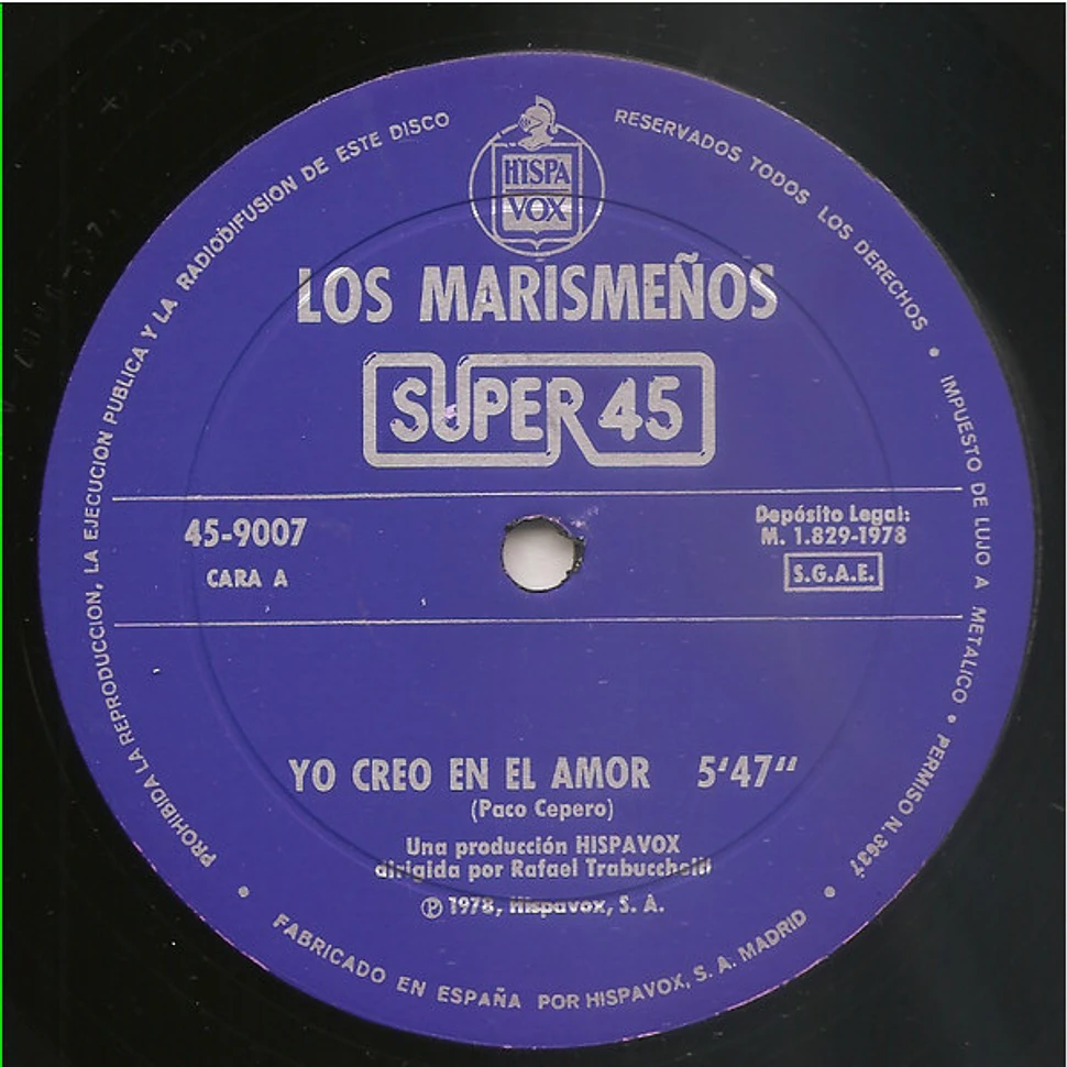 Los Marismeños - Yo Creo En El Amor