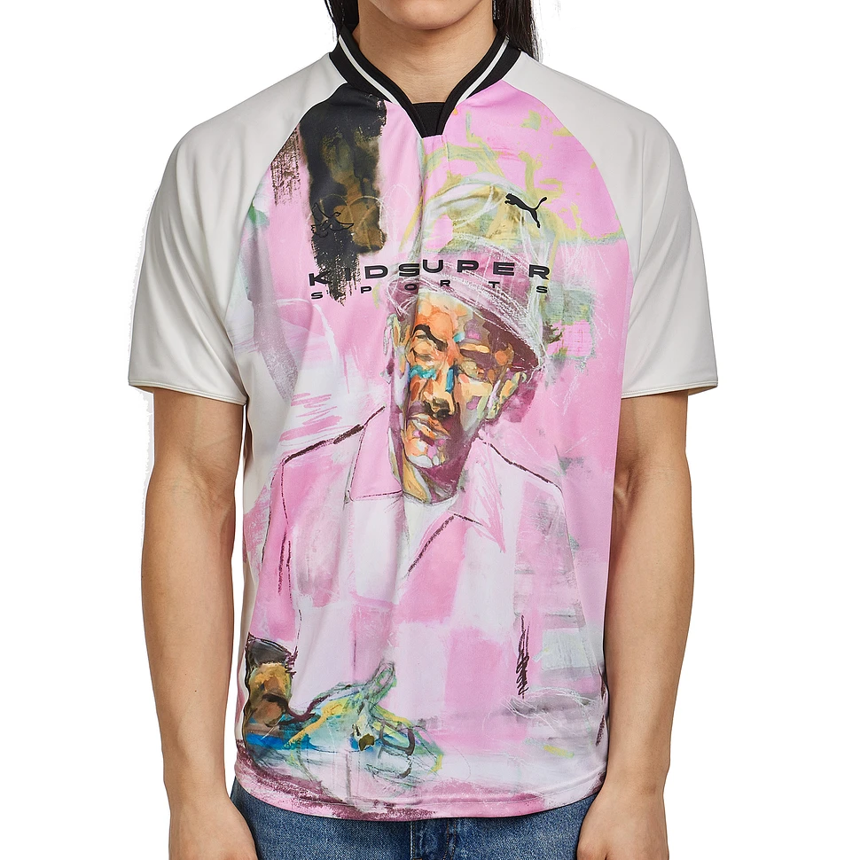 ★★PUMA★★ Puma x Kidsuper Graphic Jersey Warm White 62951 Puma x KidSuper Graphic Jersey – 'White' – Kicks Lounge
