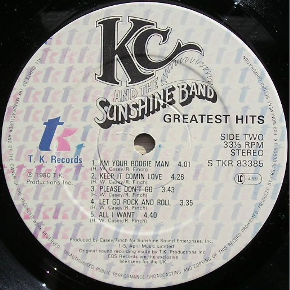 KC & The Sunshine Band - Greatest Hits