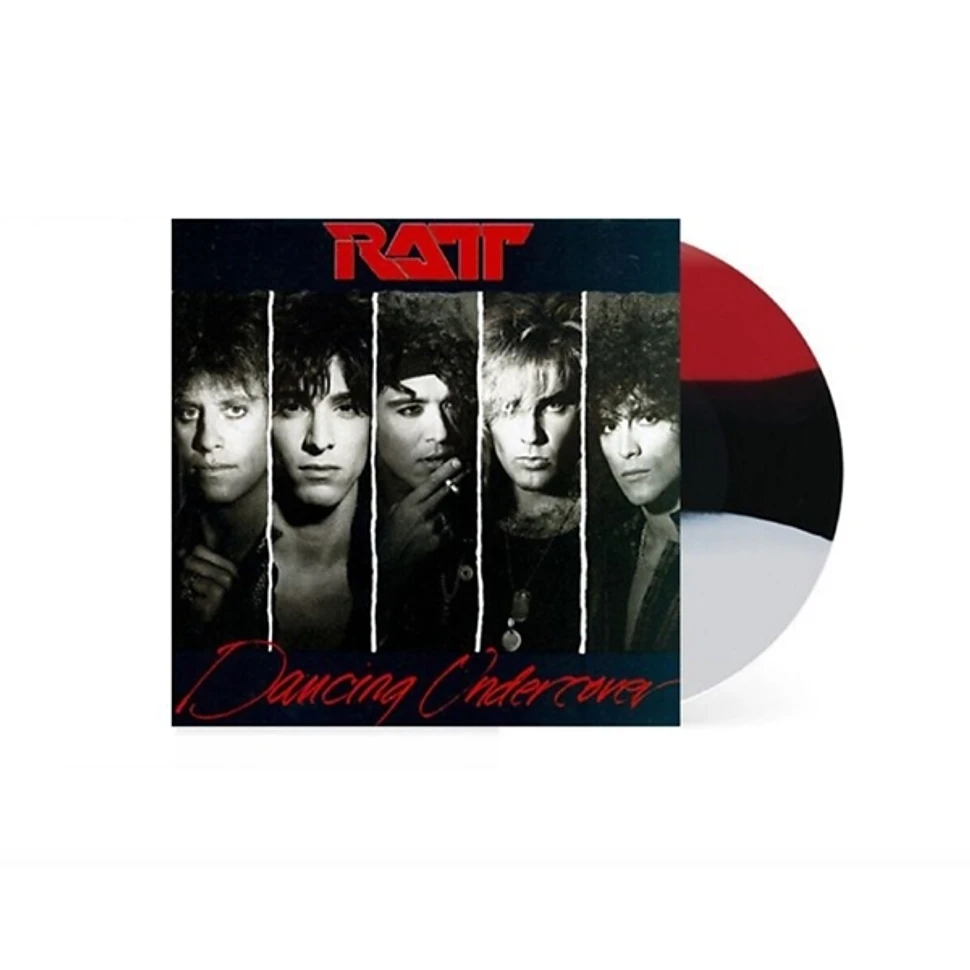 Ratt - Dacing Undercover Red, Black & White Striped Vinyl Edition