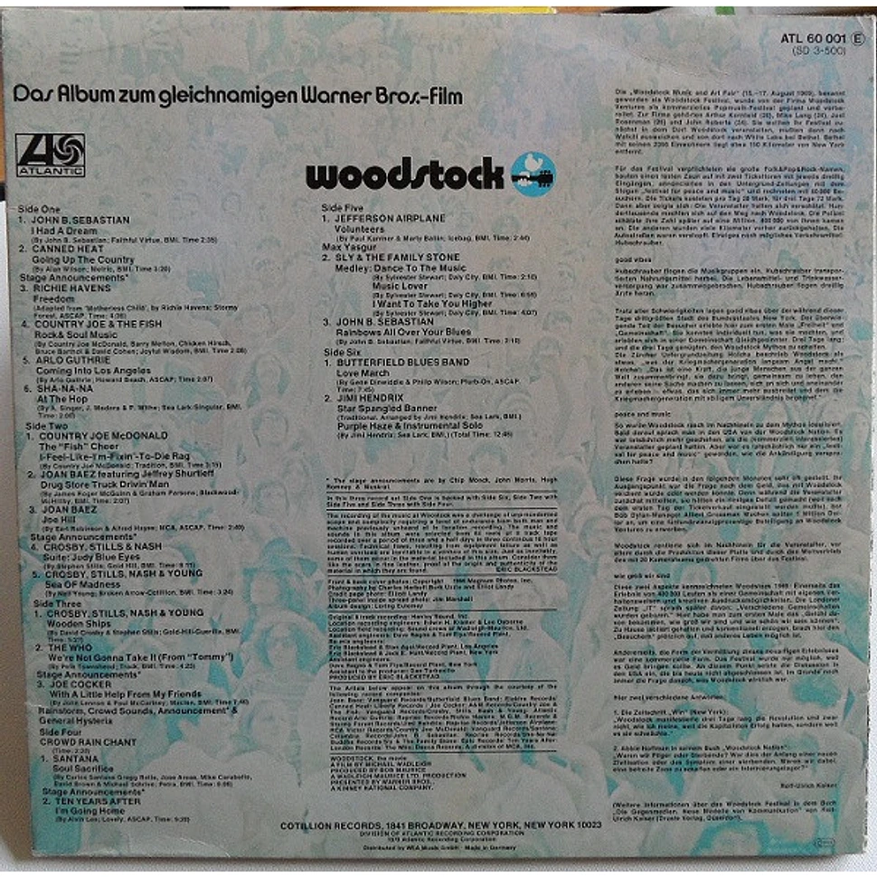 V.A. - Woodstock - Music From The Original Soundtrack And More