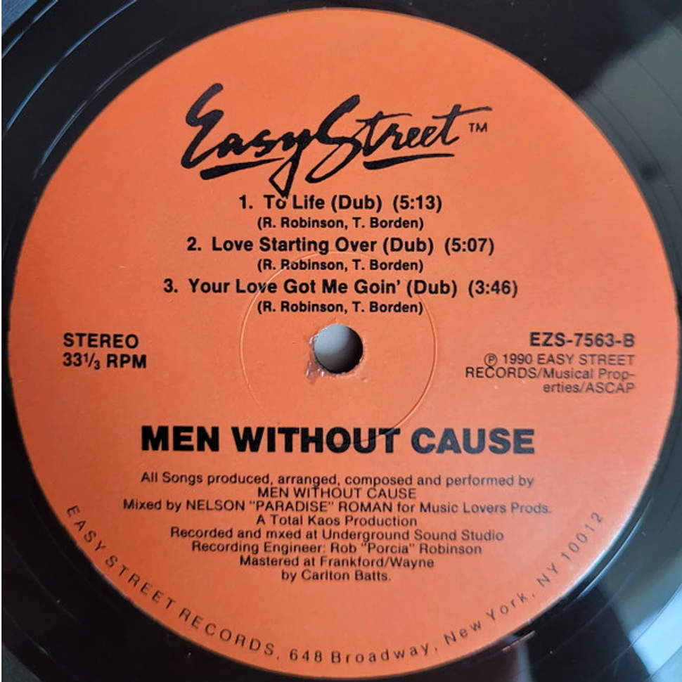 Men Without Cause - To Life