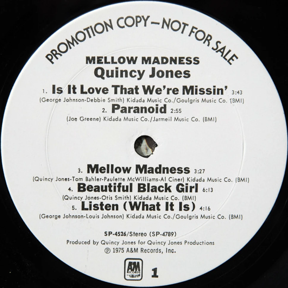 Quincy Jones - Mellow Madness