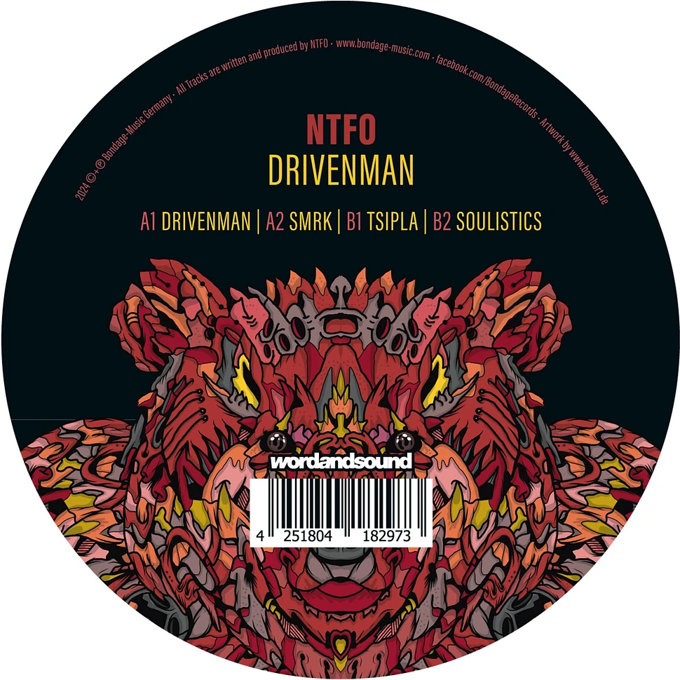 NTFO - Drivenman (Vinyl Only // 180g Vinyl) (Printed Kraftpack Sleeve)