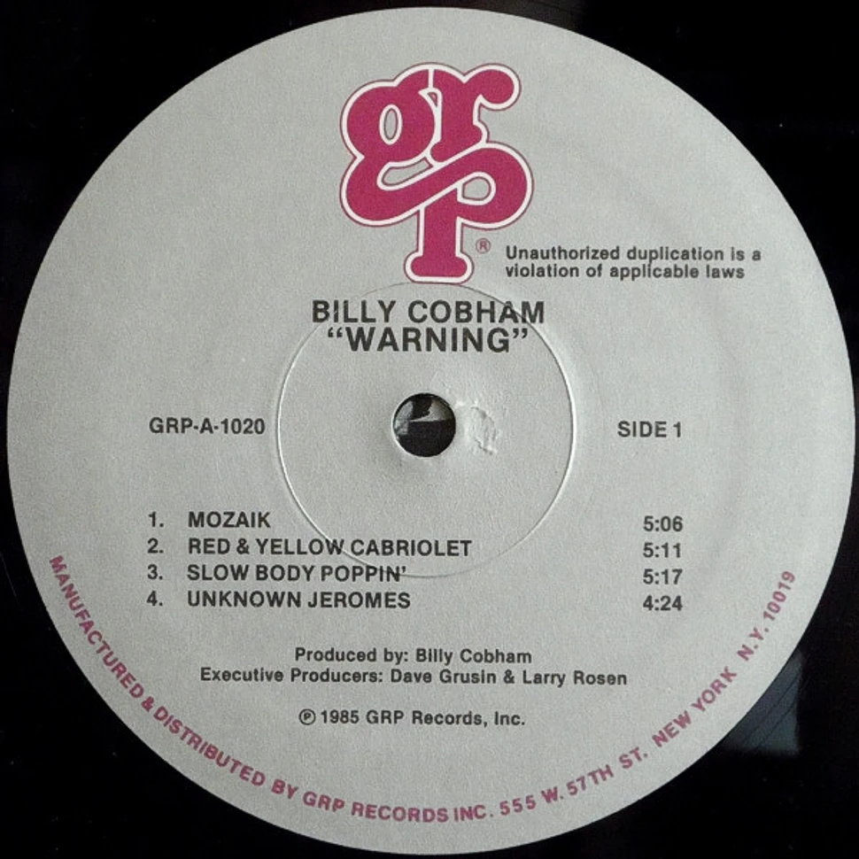 Billy Cobham - Warning