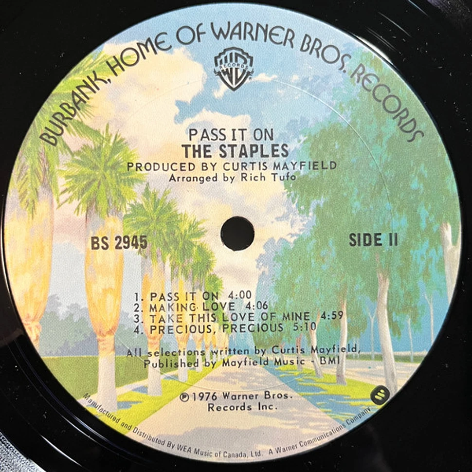 The Staples - Pass It On