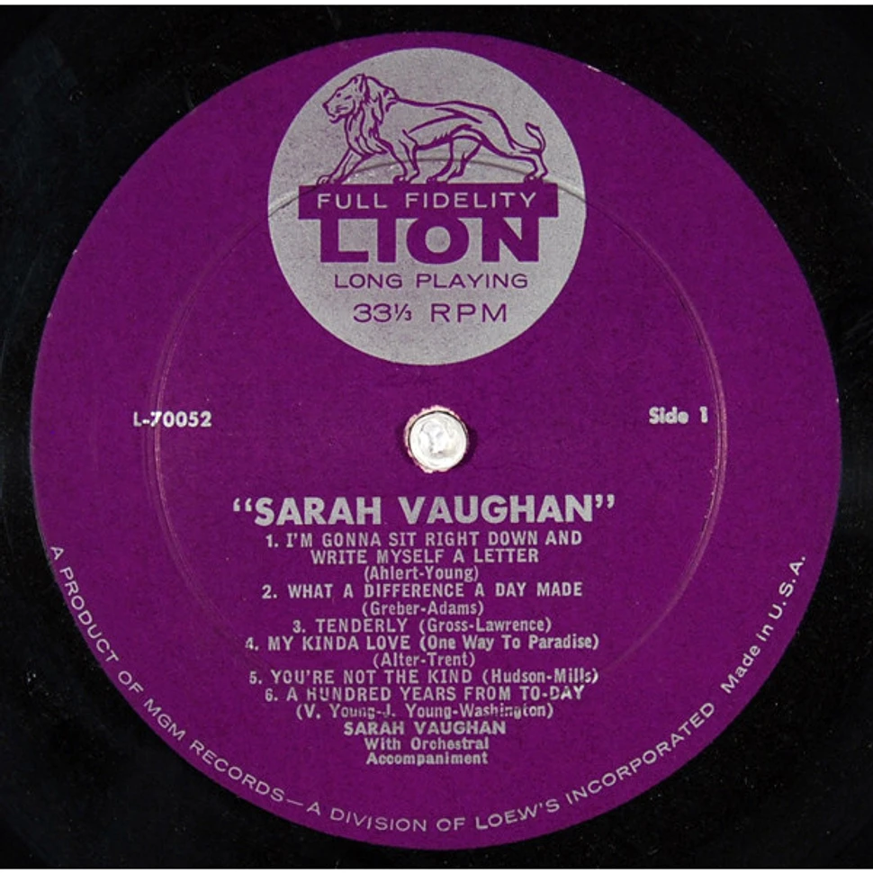 Sarah Vaughan - Sarah Vaughan