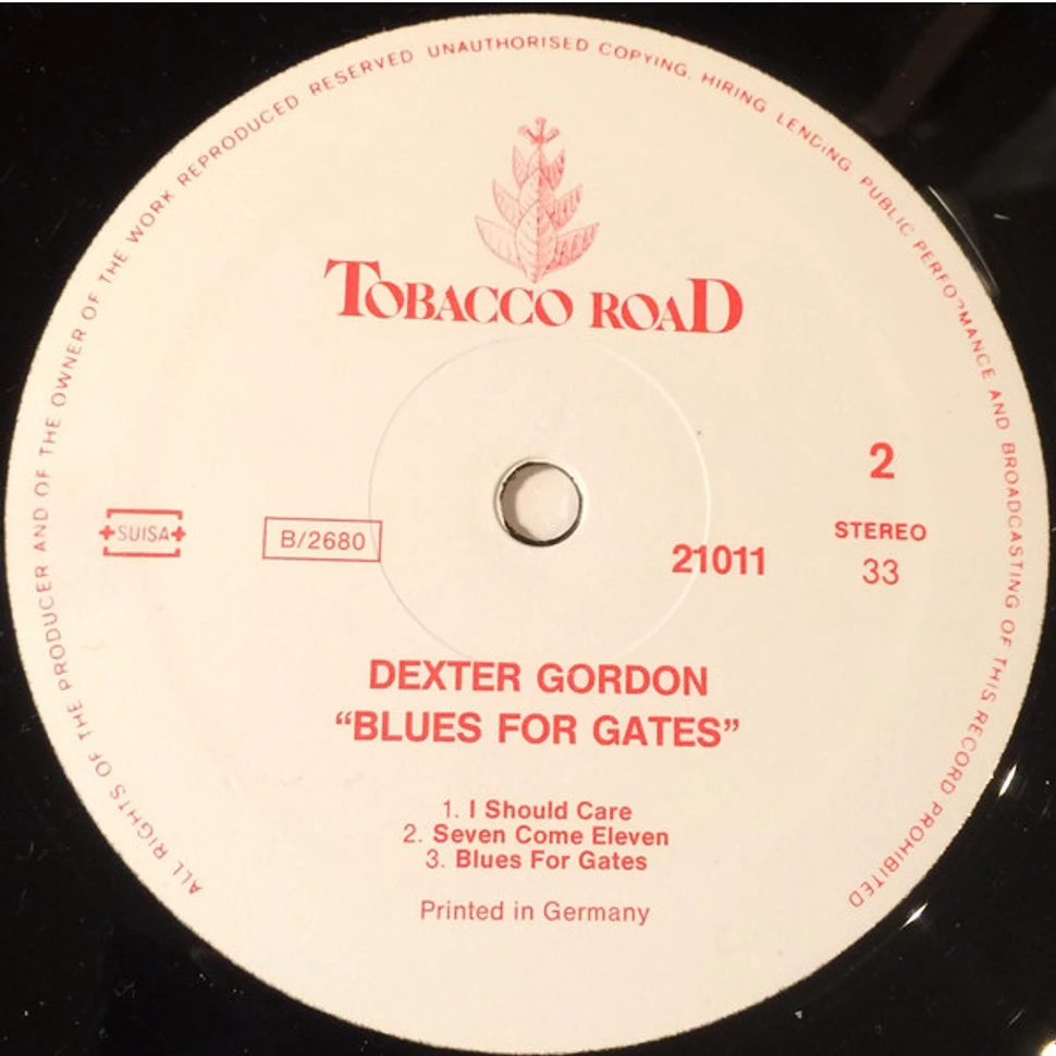 Dexter Gordon - Blues For Gates