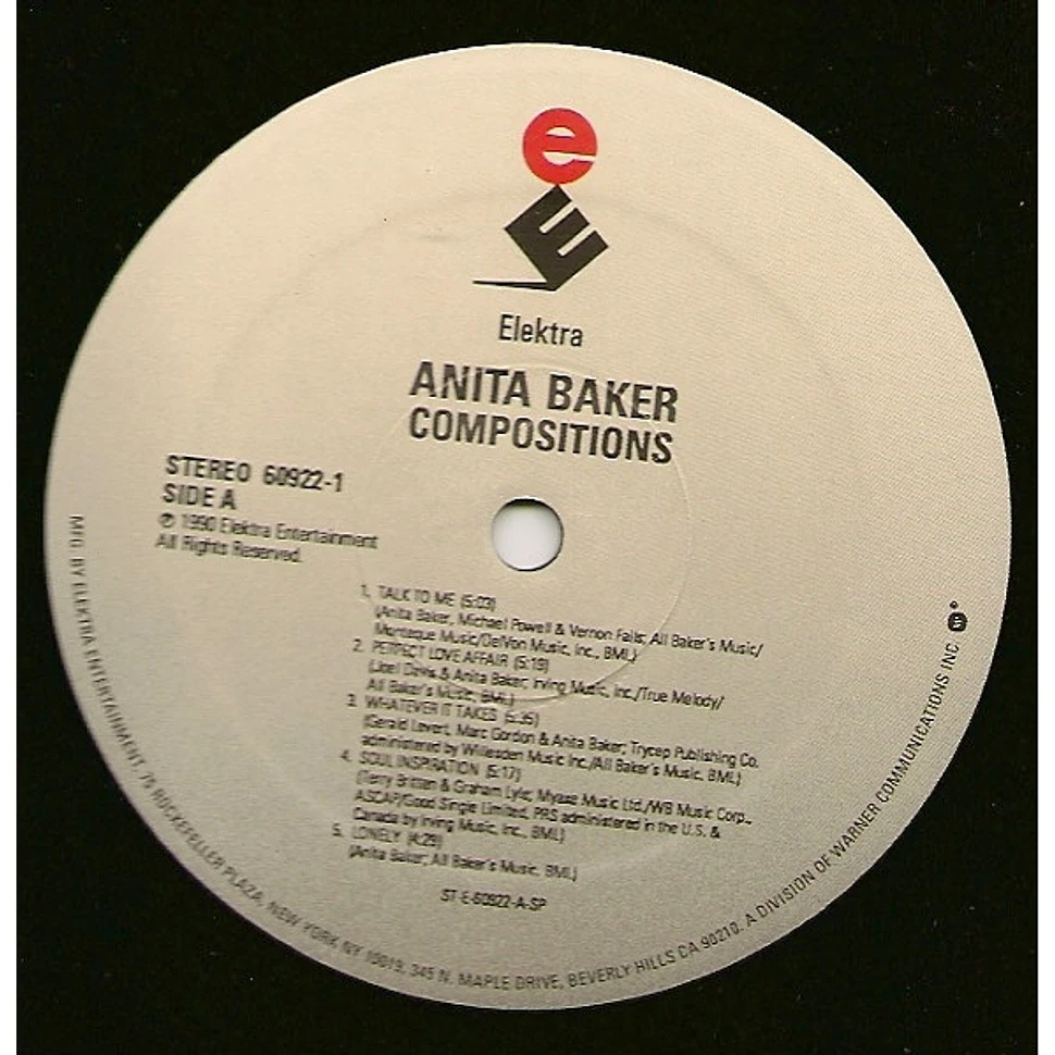 Anita Baker - Compositions