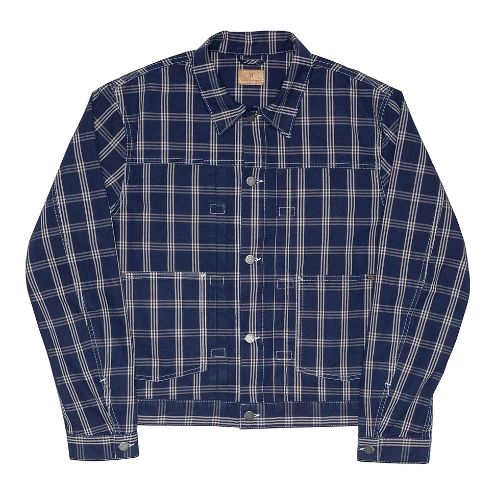 Nudie Jeans - Dante II Indigo Check Jacket