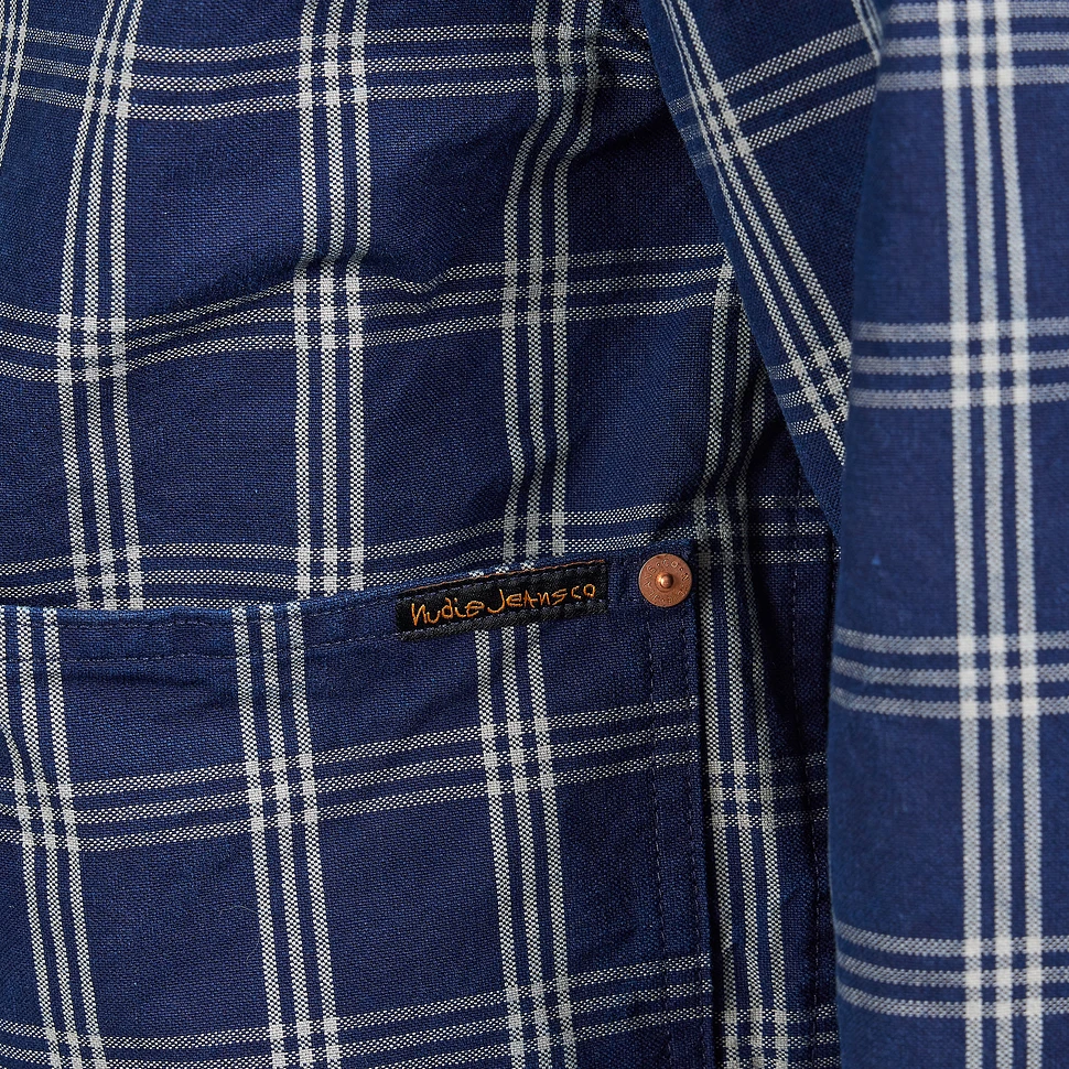 Nudie Jeans - Dante II Indigo Check Jacket