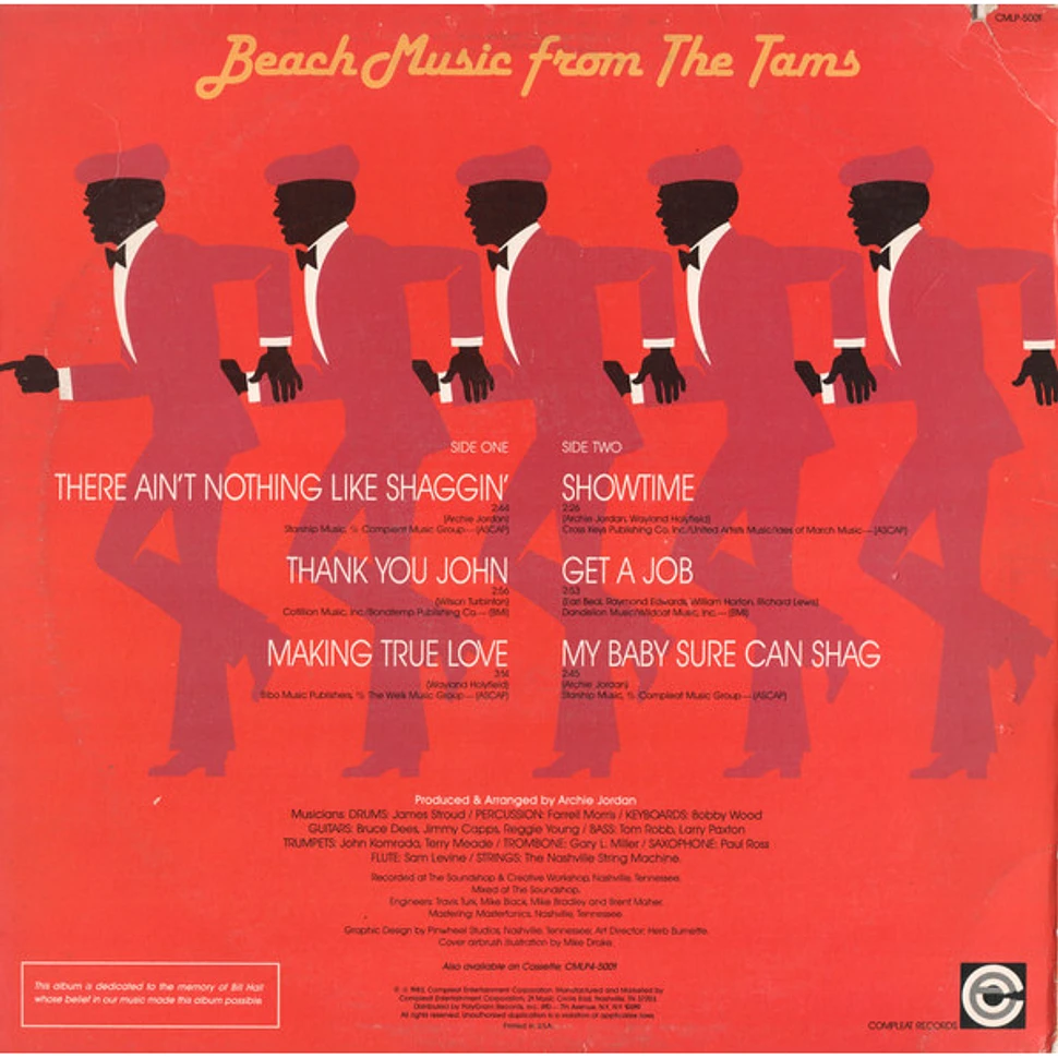 The Tams - Beach Music From The Tams