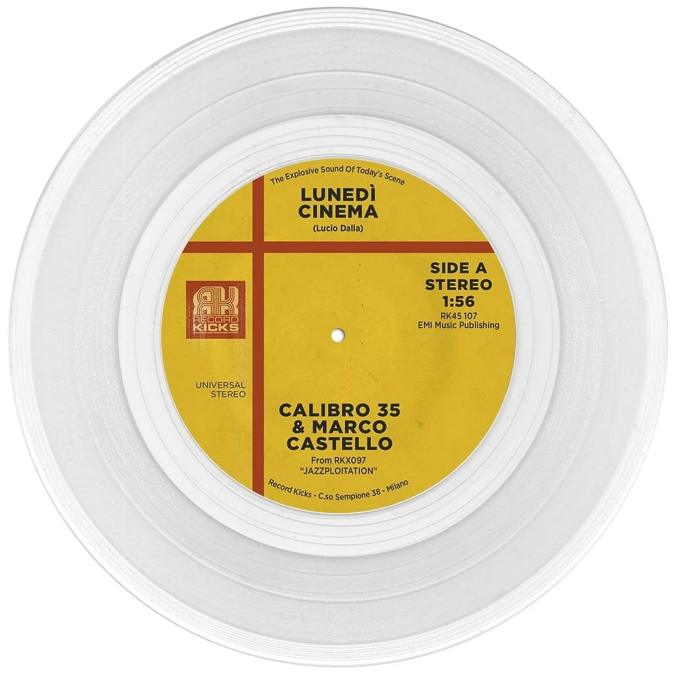 Calibro 35 - Lunedi Cinema / Chaser Transparent Vinyl Edition