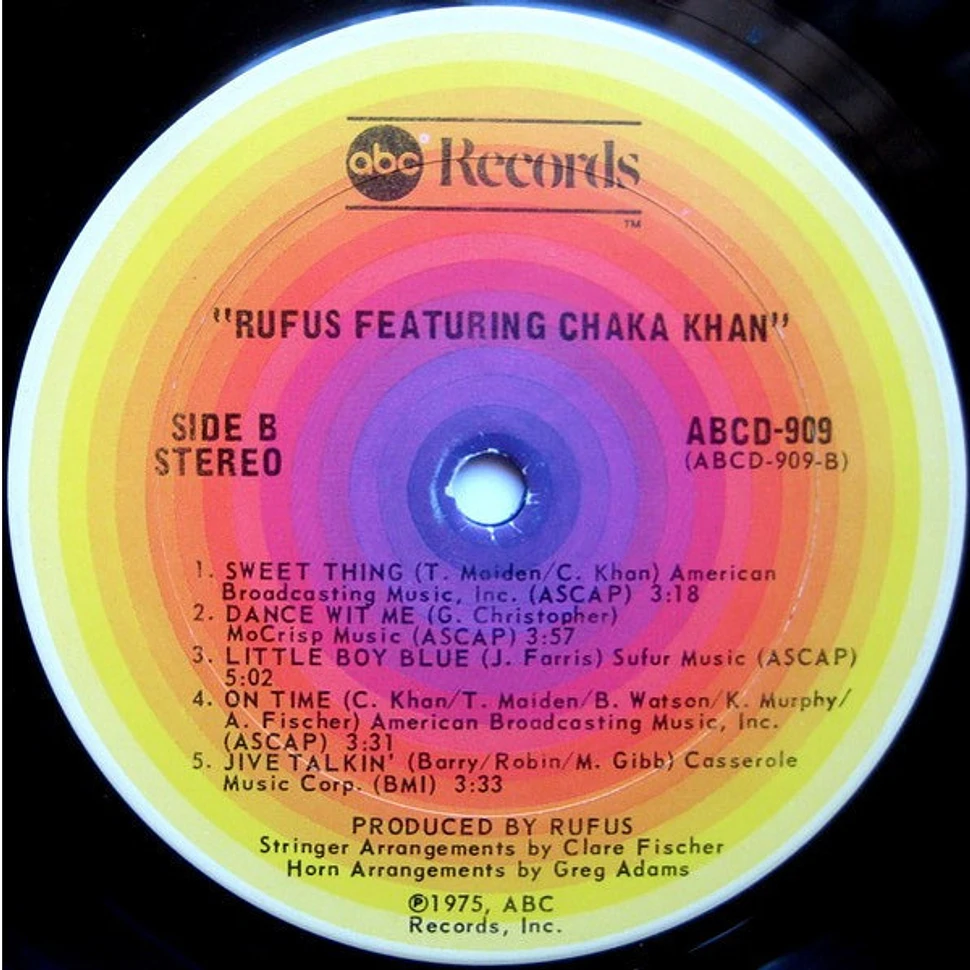 Rufus & Chaka Khan - Rufus Featuring Chaka Khan