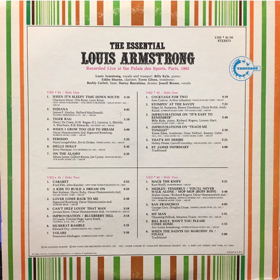 Louis Armstrong - The Essential Louis Armstrong