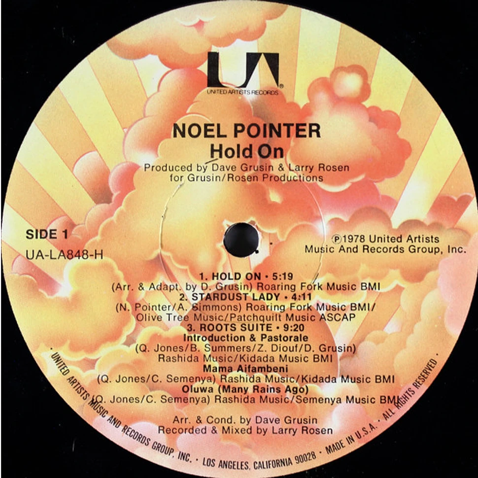 Noel Pointer - Hold On