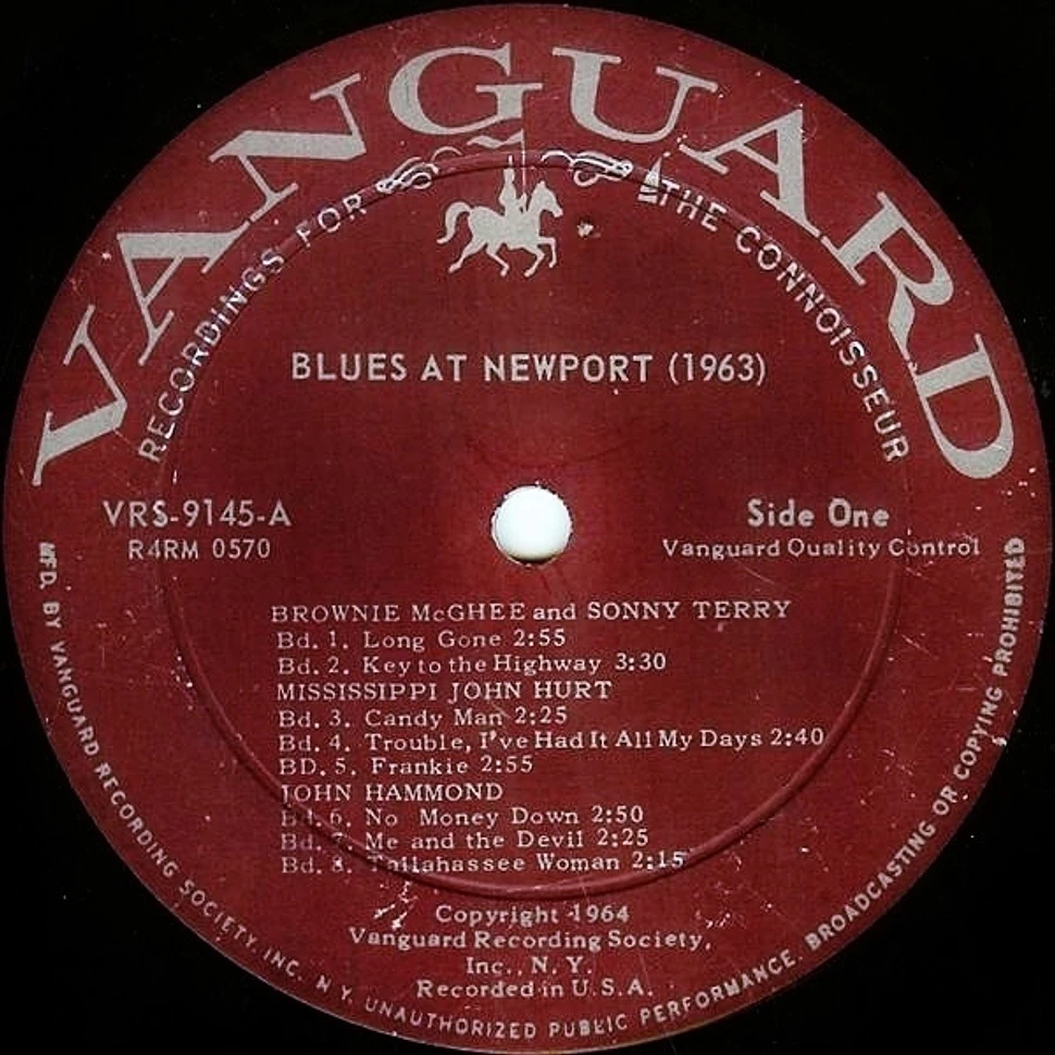 V.A. - Blues At Newport (Recorded Live At The Newport Folk Festival 1963)