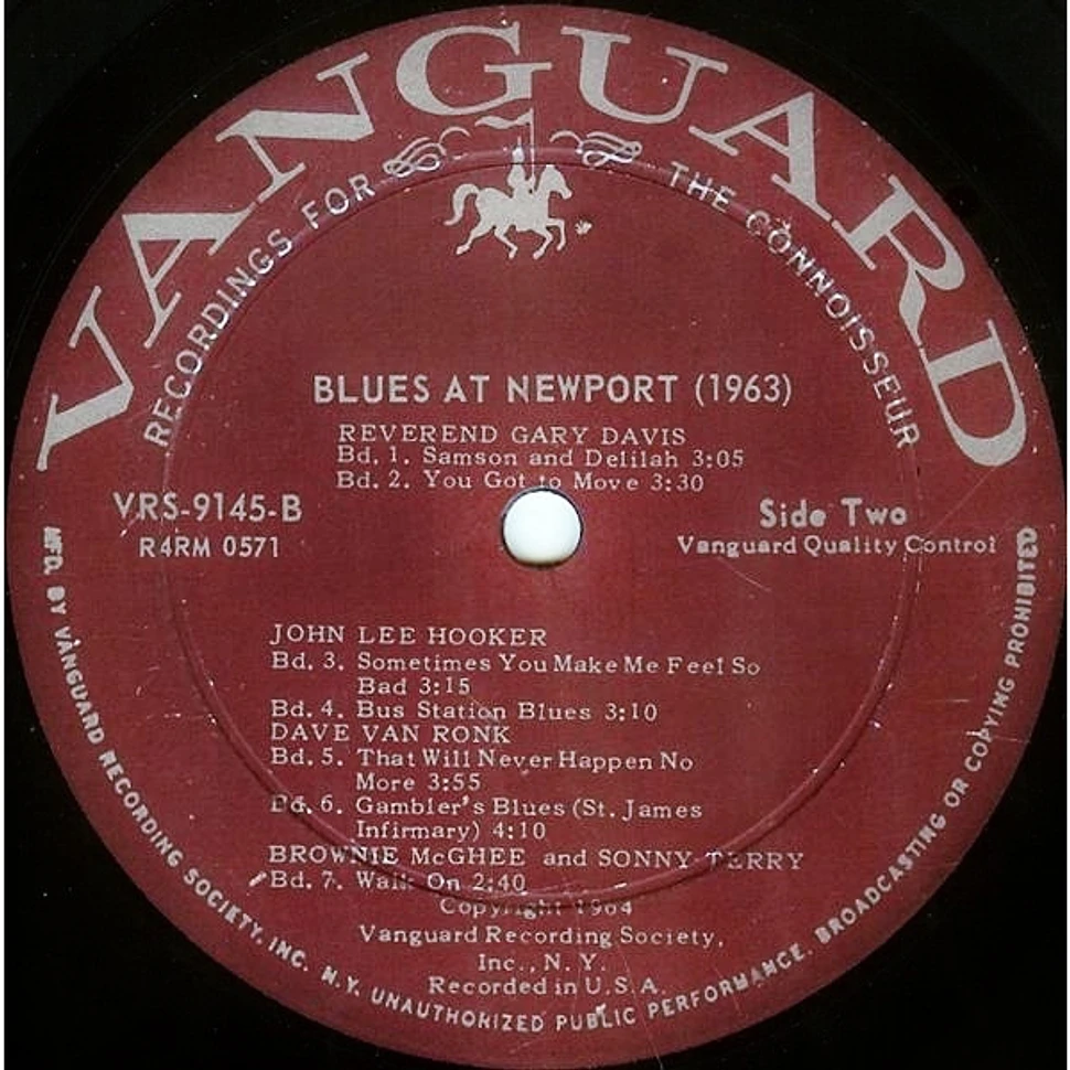 V.A. - Blues At Newport (Recorded Live At The Newport Folk Festival 1963)