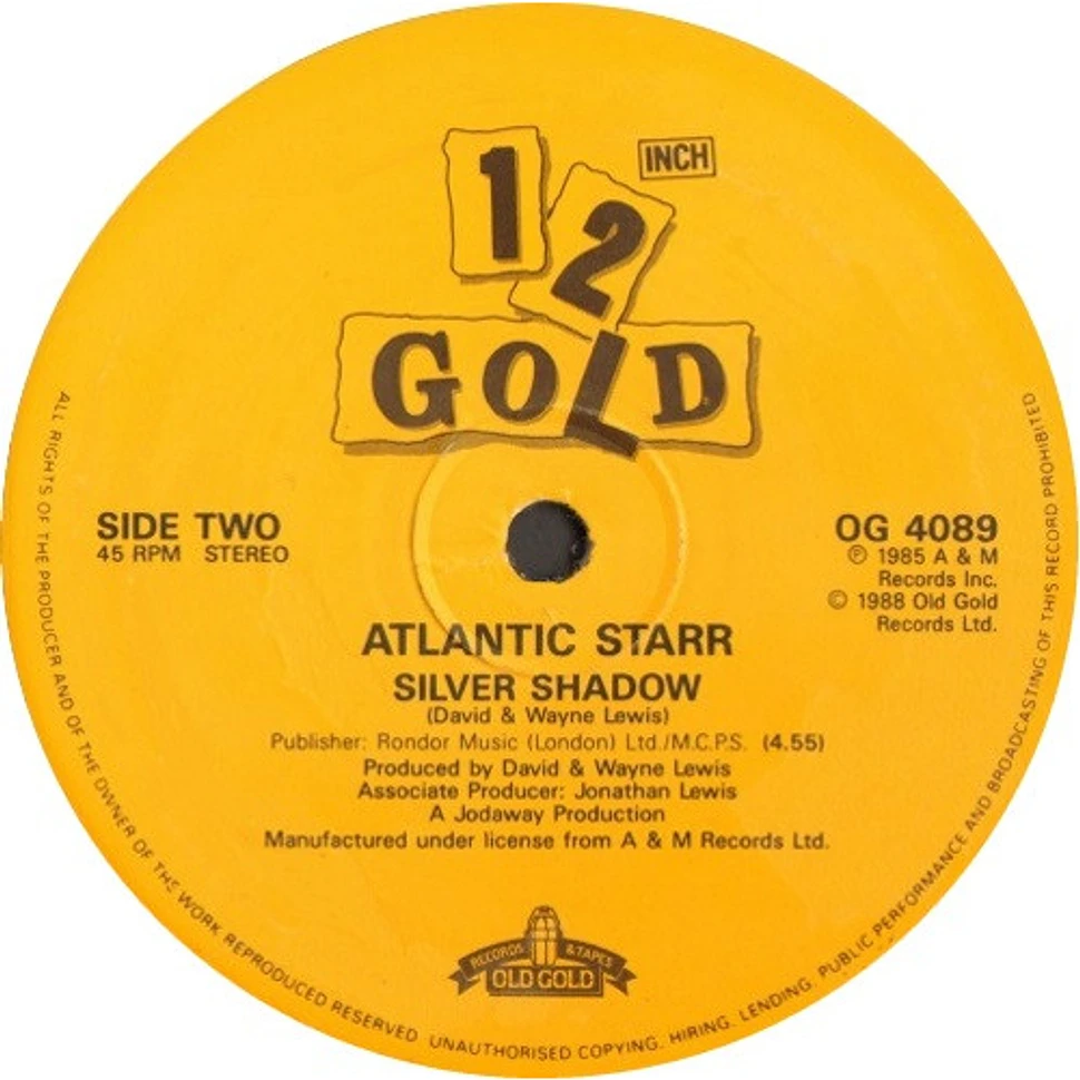 Atlantic Starr - Secret Lovers / Silver Shadow