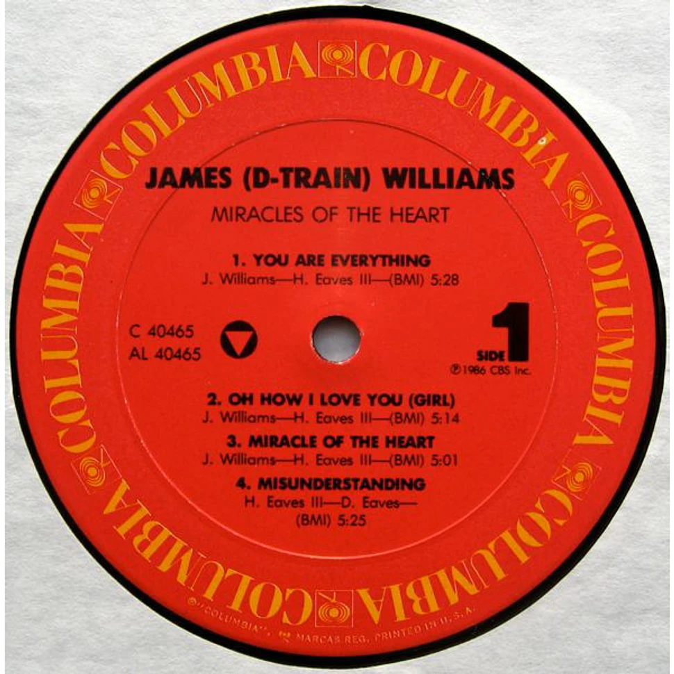 James "D-Train" Williams - Miracles Of The Heart