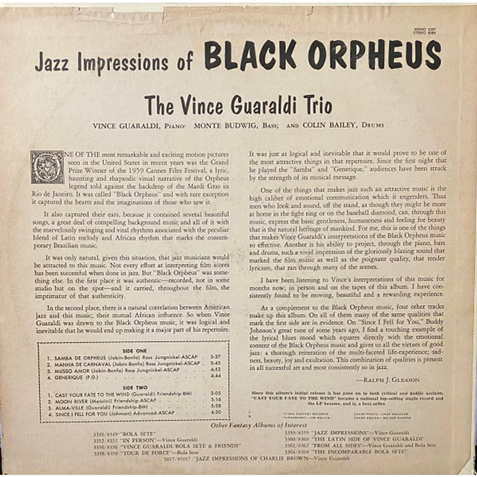 Vince Guaraldi Trio - Jazz Impressions Of Black Orpheus