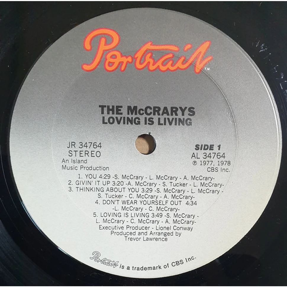 The McCrarys - Loving Is Living