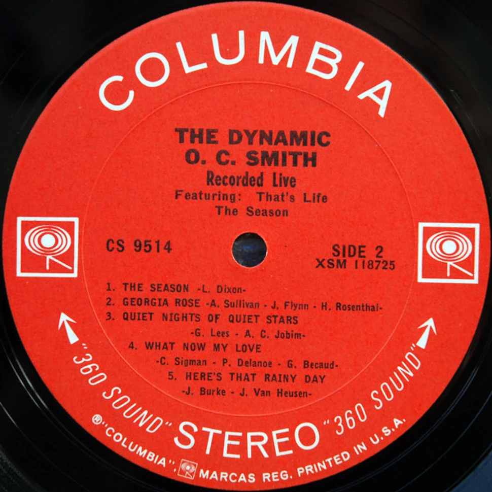 OC Smith - The Dynamic O. C. Smith - Recorded Live