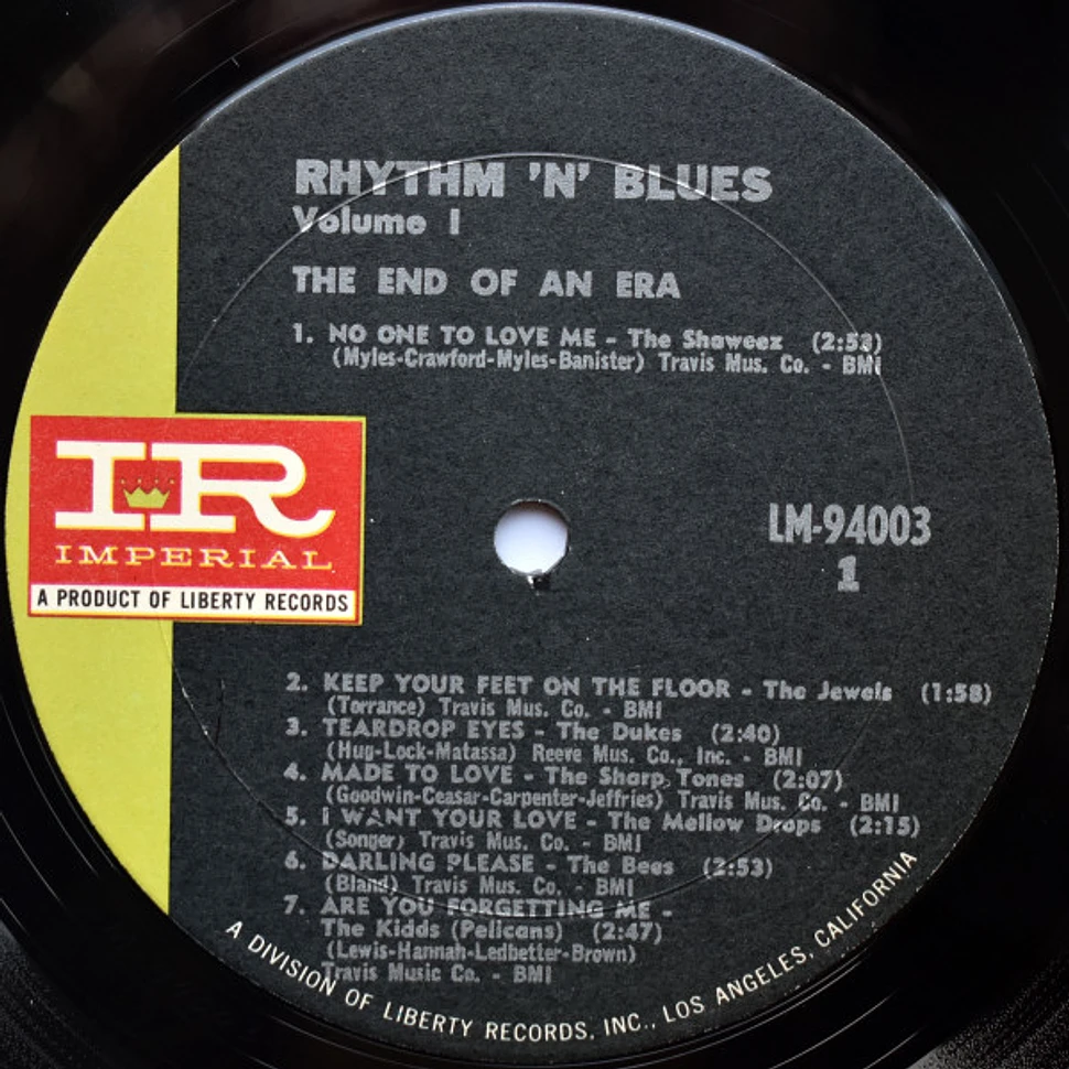 V.A. - Rhythm 'N' Blues Volume 1: The End Of An Era