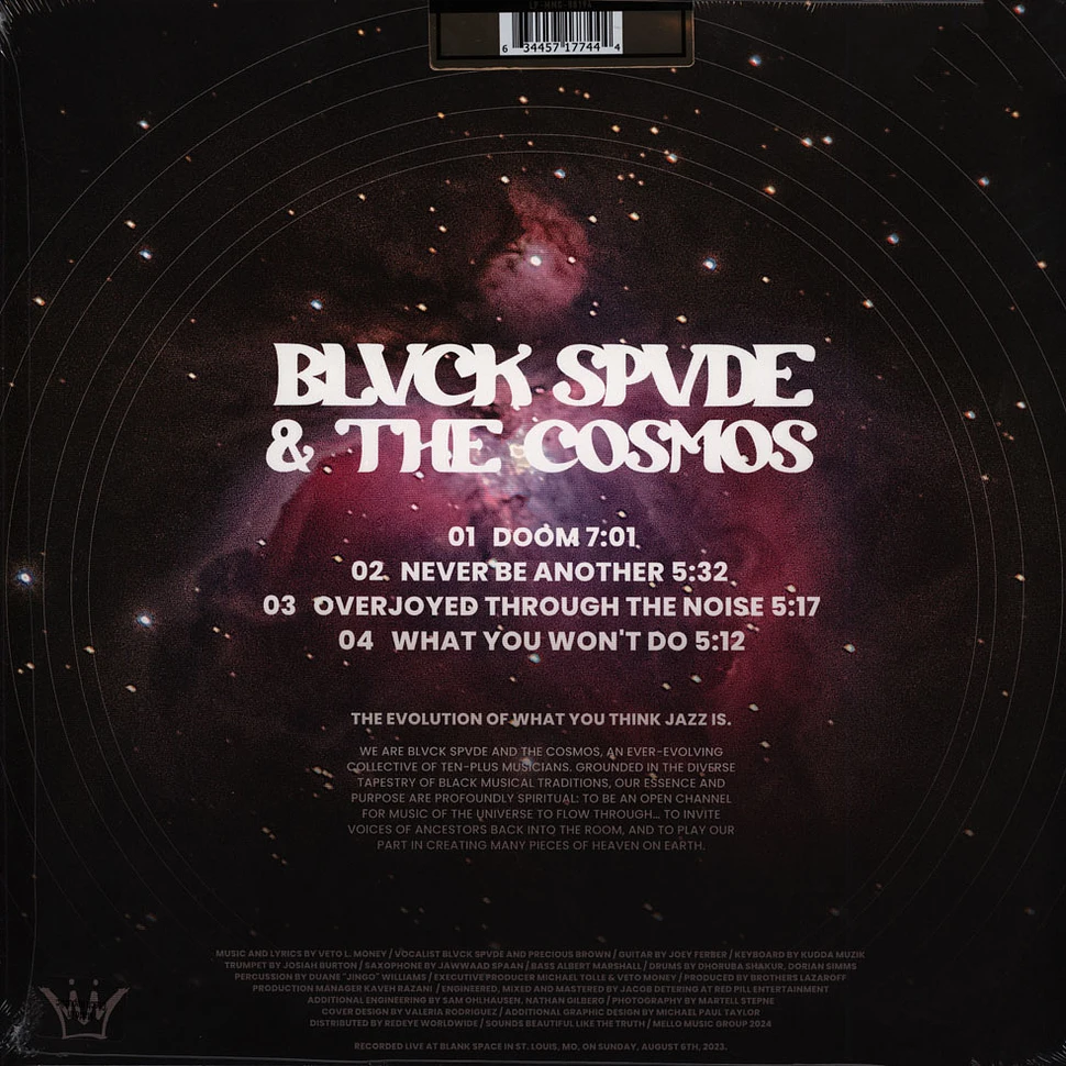 Blvck Spvde & The Cosmos - Overjoyed Through The Noise Space Swirl Red & Blue Vinyl Edition