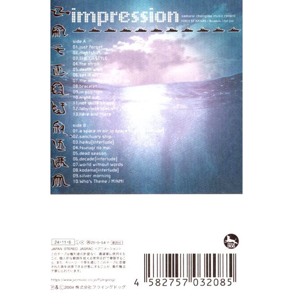 Nujabes / Force Of Nature / Fat Jon - Samurai Champloo Music