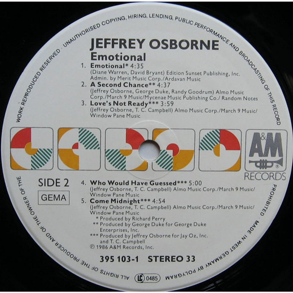 Jeffrey Osborne - Emotional