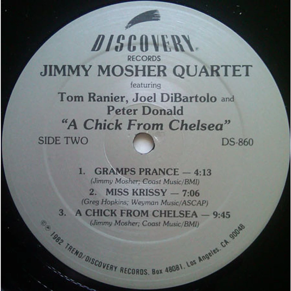 Jimmy Mosher Quartet Featuring Tom Ranier, Joel DiBartolo And Peter Donald - A Chick From Chelsea