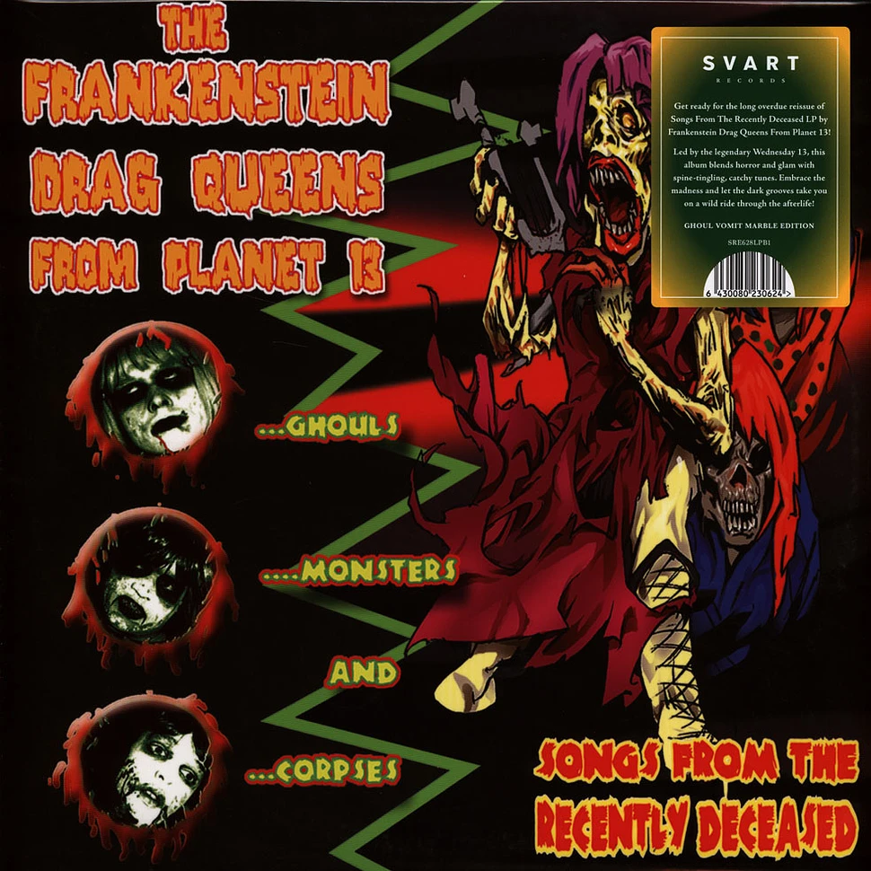 The Frankenstein Drag Queens From Planet 13 - Songs From The Recently Deceased Ghoul Vomit Marbled Vinyl Edition