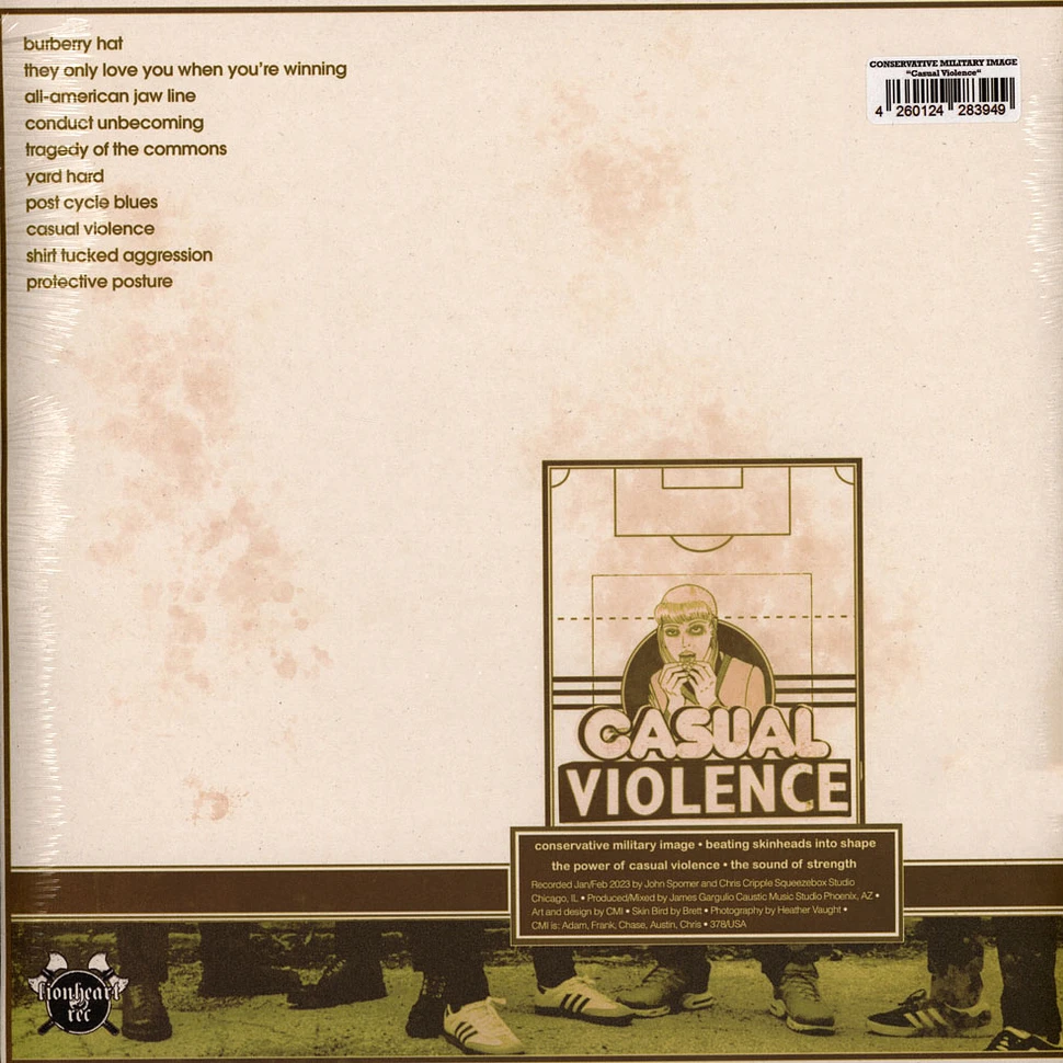 Conservative Military Image - Casual Violence-Schwarzes Vinyl Edition