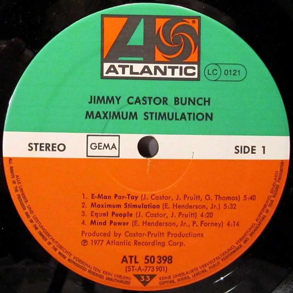 The Jimmy Castor Bunch - Maximum Stimulation