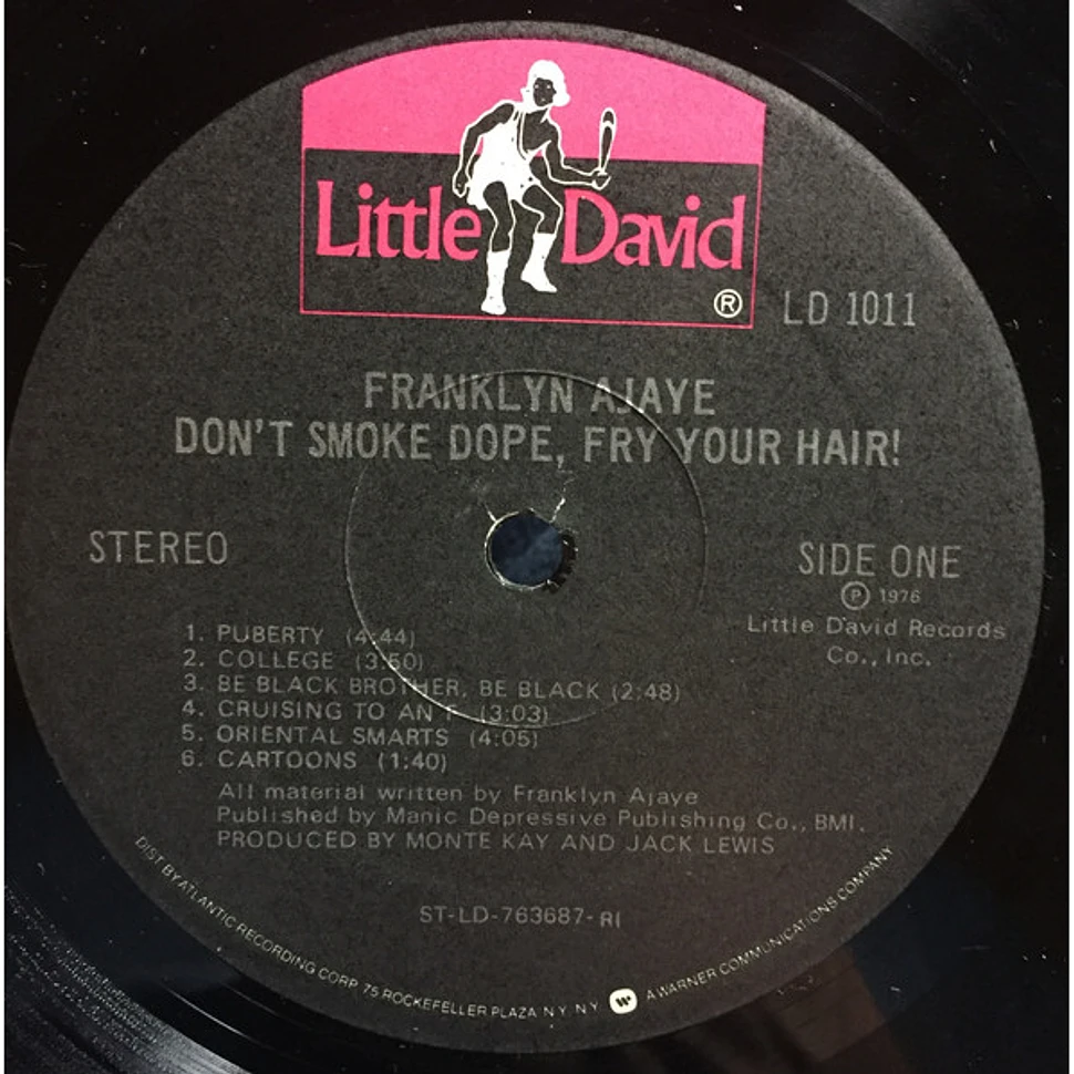 Franklyn Ajaye - Don't Smoke Dope, Fry Your Hair!